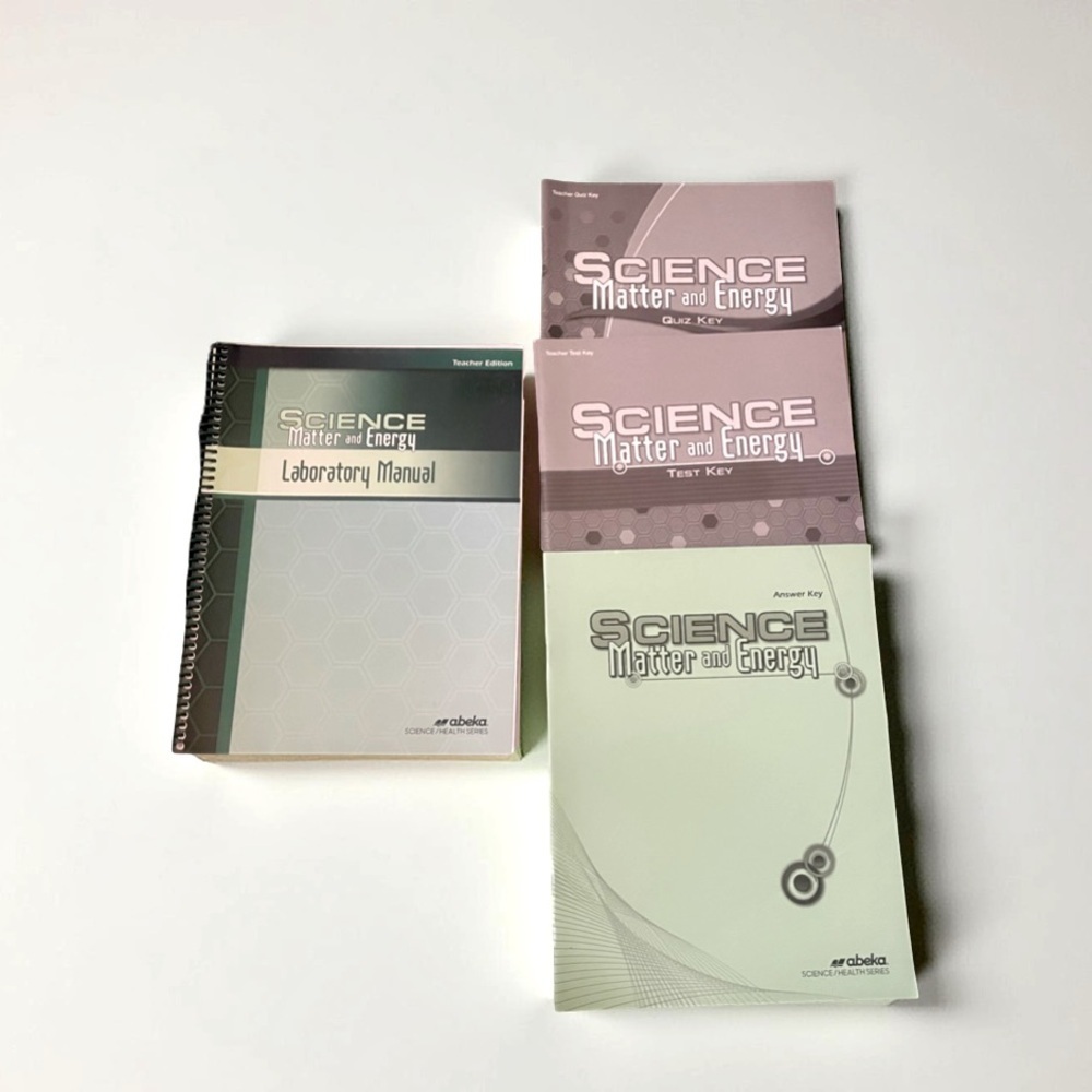 Science Matter and Energy Abeka Set